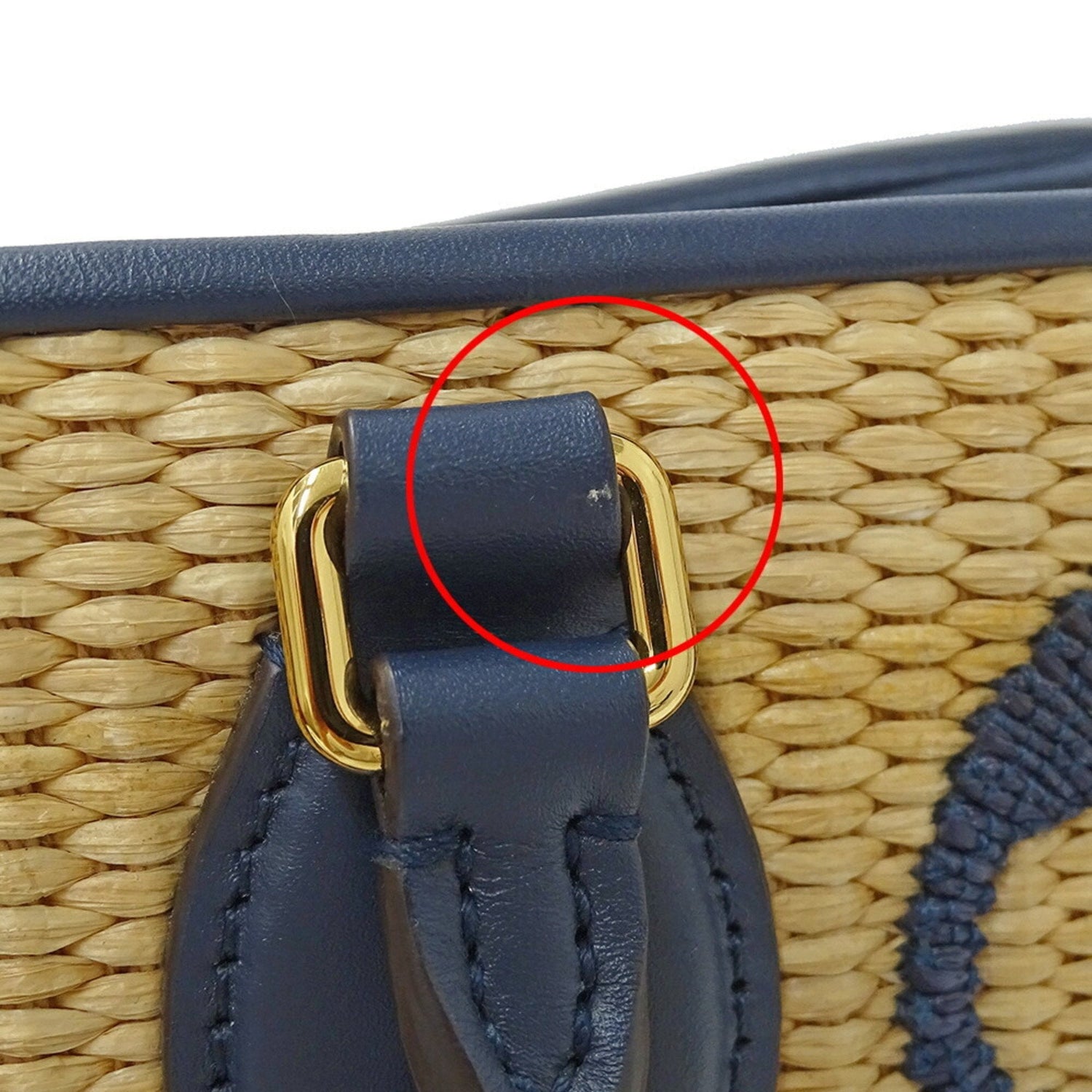 Louis Vuitton Onthego Beige Wicker Bag