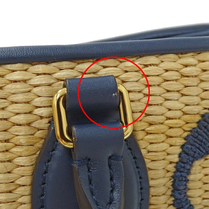 Louis Vuitton Onthego Beige Wicker Bag