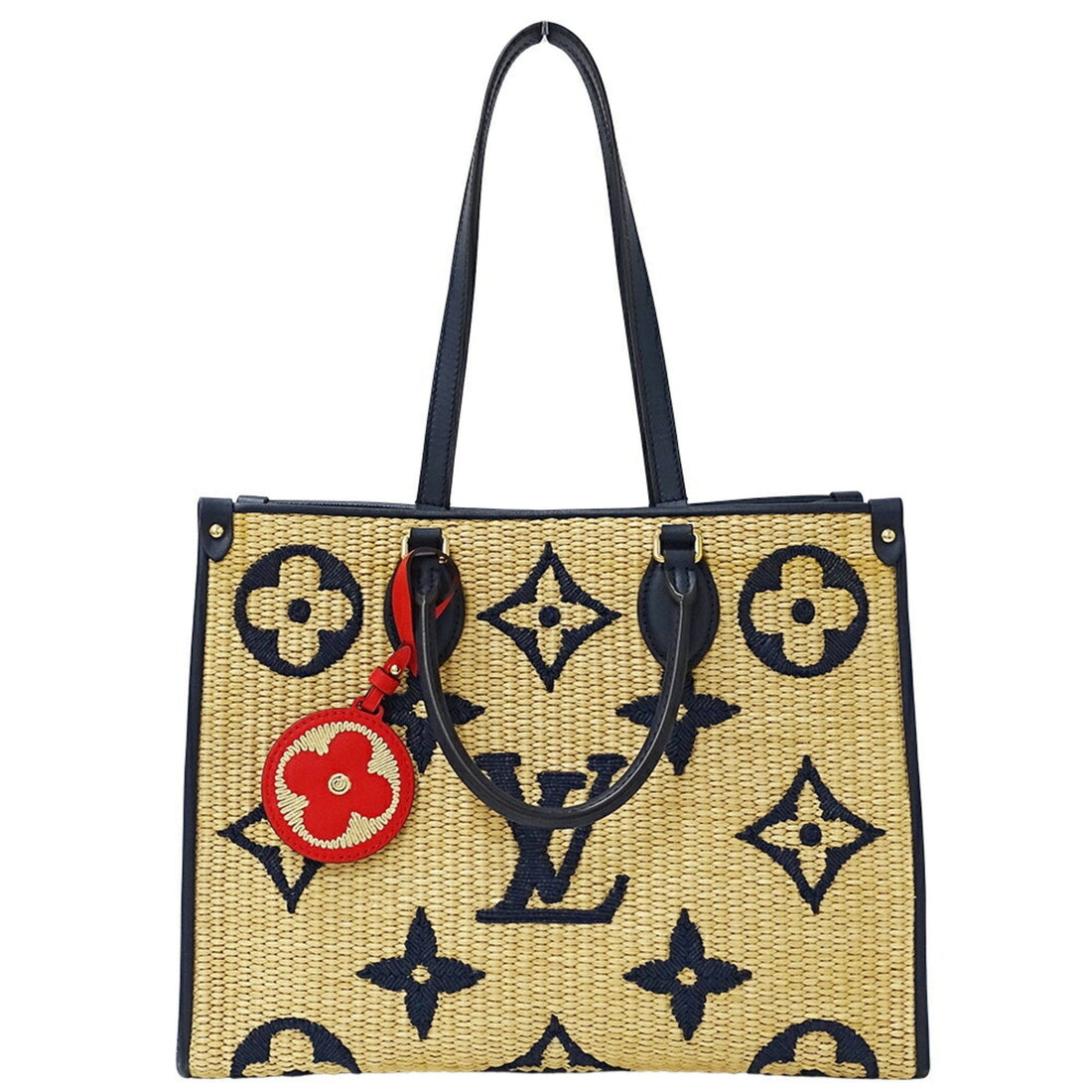 Louis Vuitton Onthego Beige Wicker Bag