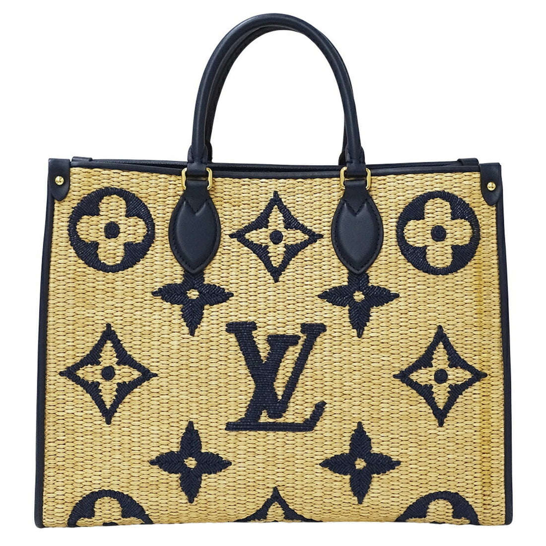 Louis Vuitton Onthego Beige Wicker Bag