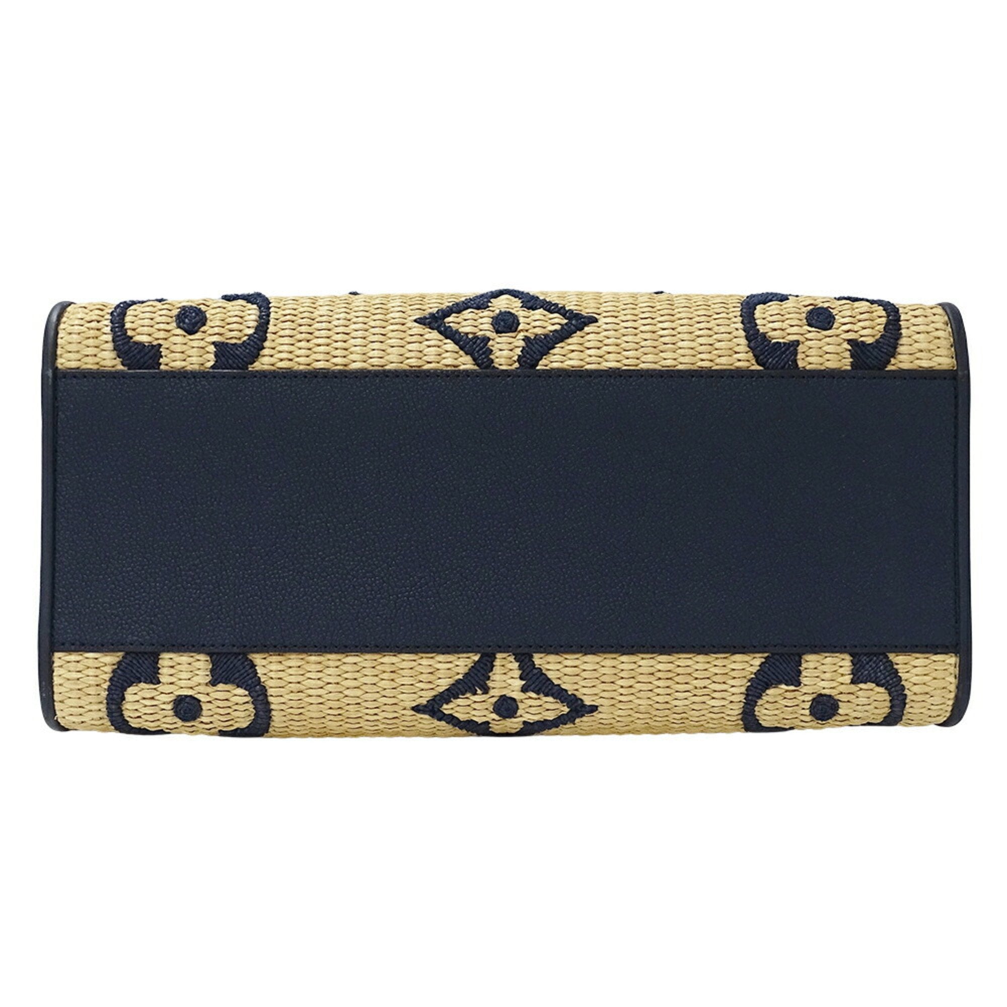 Louis Vuitton Onthego Beige Wicker Bag