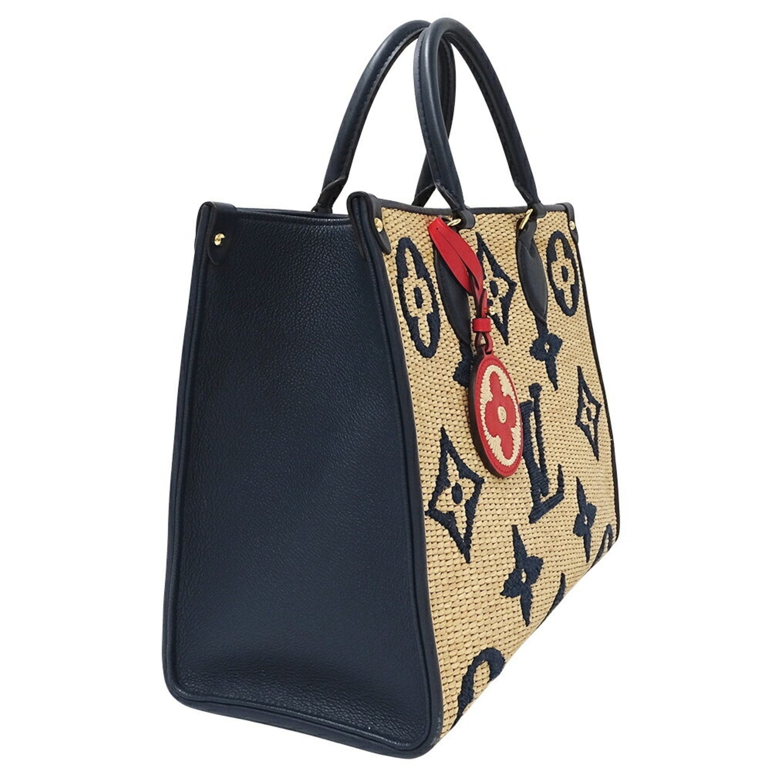 Louis Vuitton Onthego Beige Wicker Bag