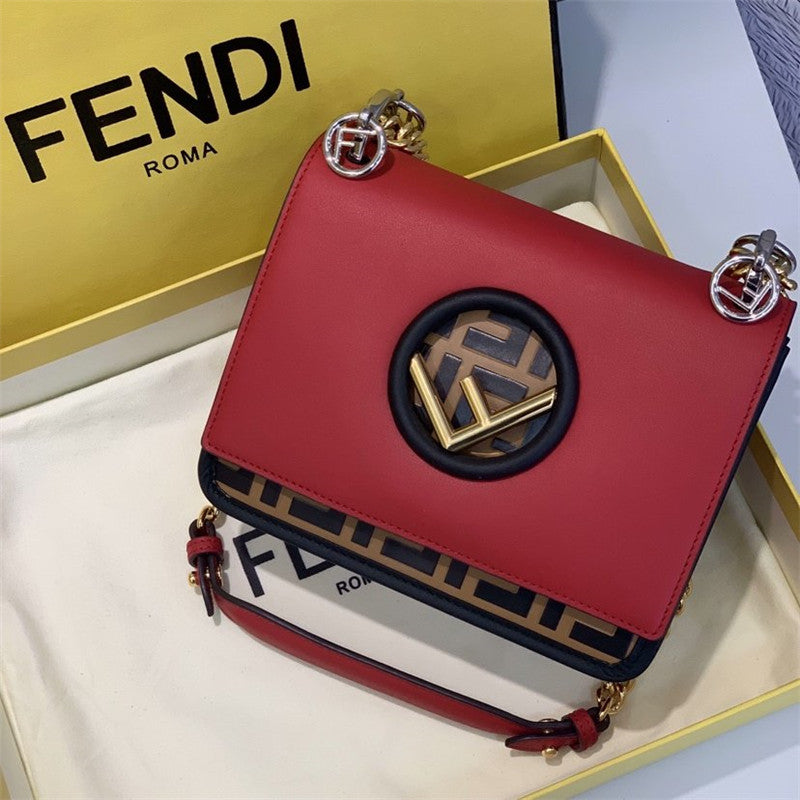 Fendi Inspired Kan I F Shoulder Bag