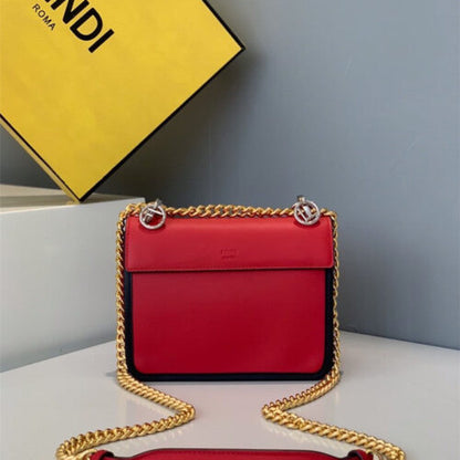 Fendi Inspired Kan I F Shoulder Bag