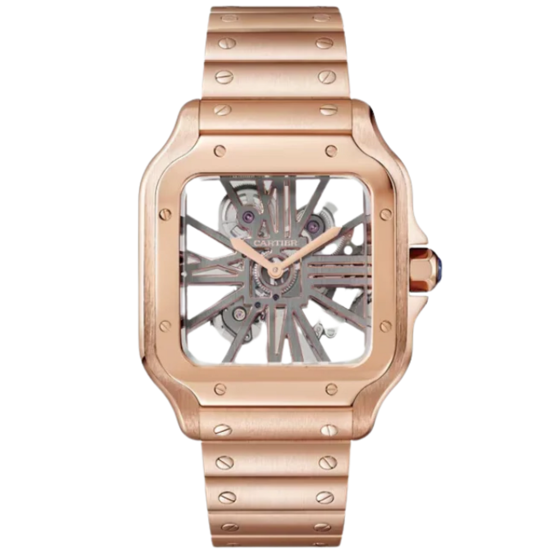 SANTOS 28 MM DE CARTIER ROSE GOLD