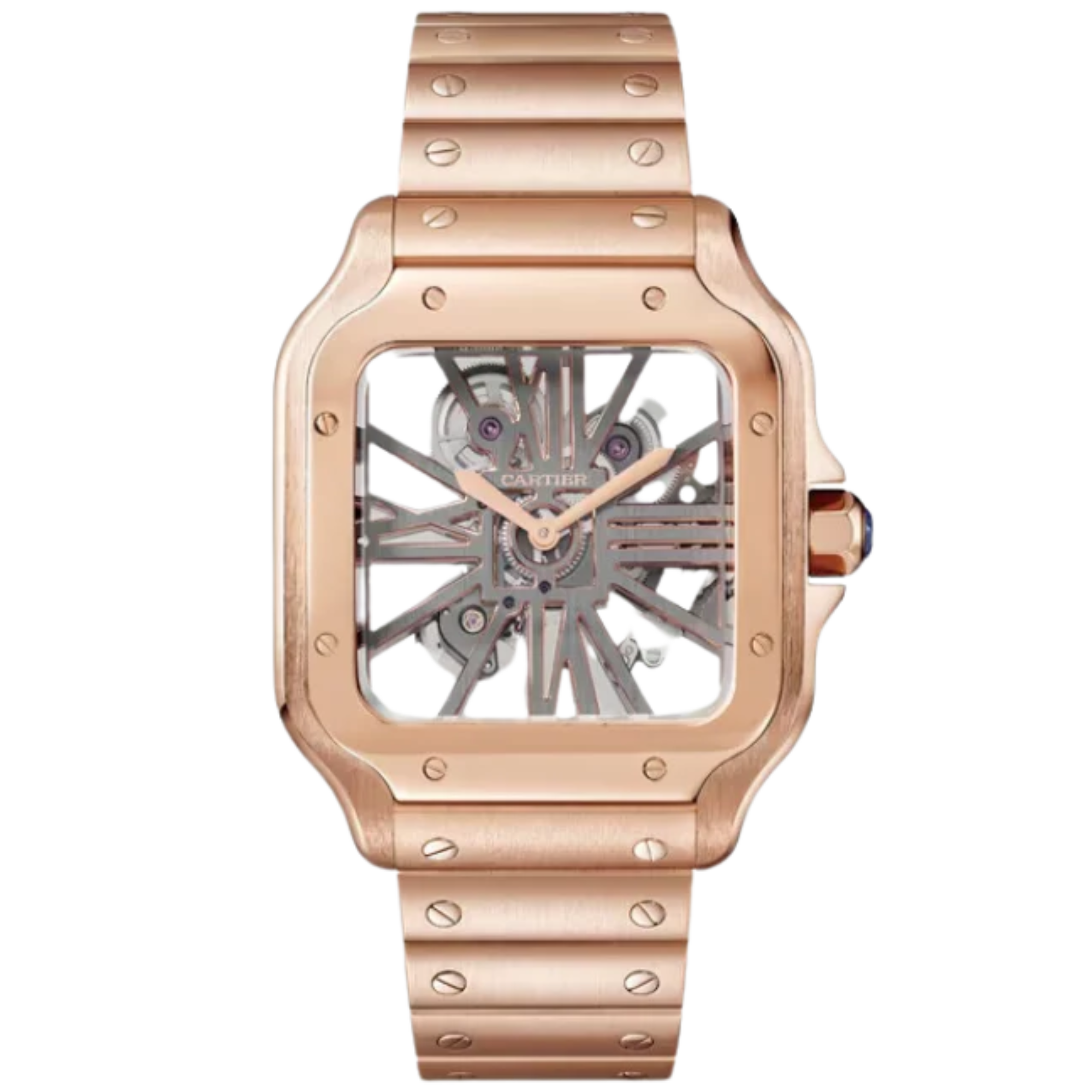 SANTOS 28 MM DE CARTIER ROSE GOLD