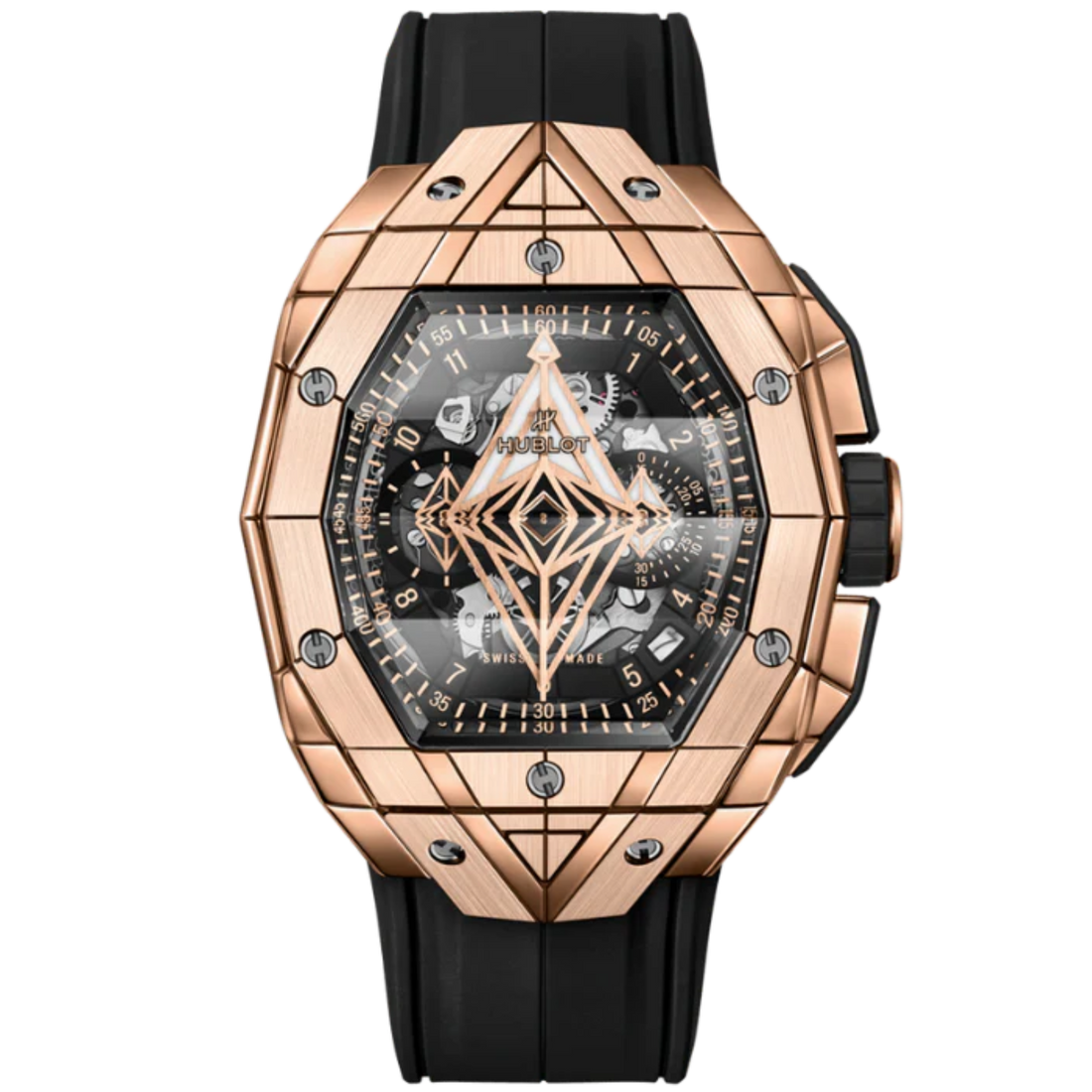 SPIRIT OF BIG BANG 42 MM SANG BLEU KING GOLD