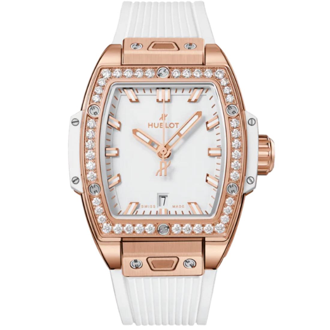 SPIRIT OF BIG BANG 32 MM KING GOLD WHITE DIAMONDS