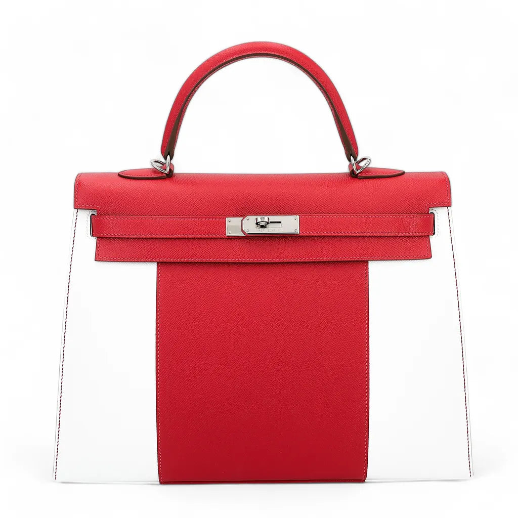 Hermes Inspired Kelly Flag Casaque Bag