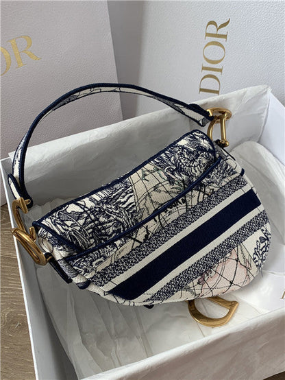 Dior Around the World Saddle Bag - AAA Bags at Pochettebag