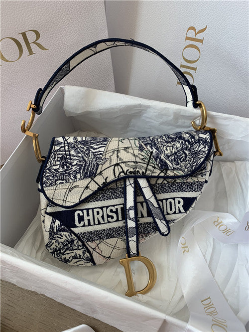 Dior Around the World Saddle Bag - AAA Bags at Pochettebag