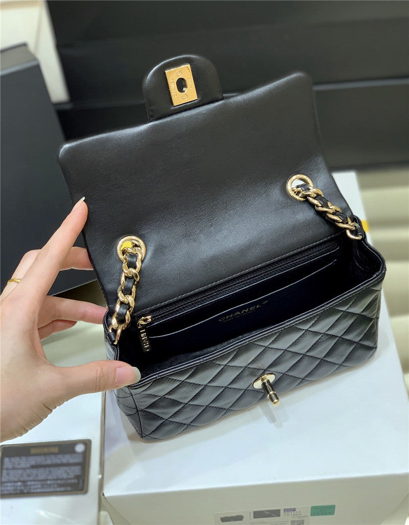 Chanel Inspired Coco Charms Mini Flap Bag