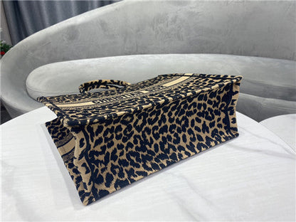 Dior Book Tote Leopard Bag - AAA Bags at Pochettebag