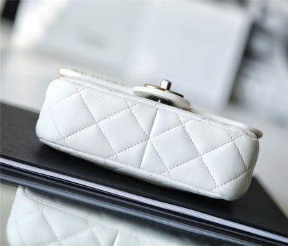 Chanel Inspired CC Ruched Vanity Case Bag