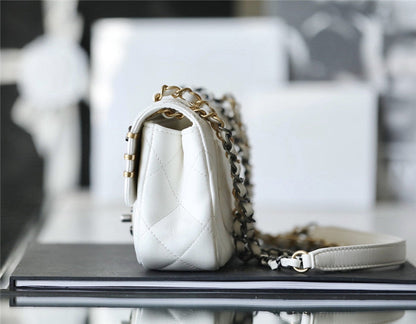 Chanel Inspired CC Ruched Vanity Case Bag
