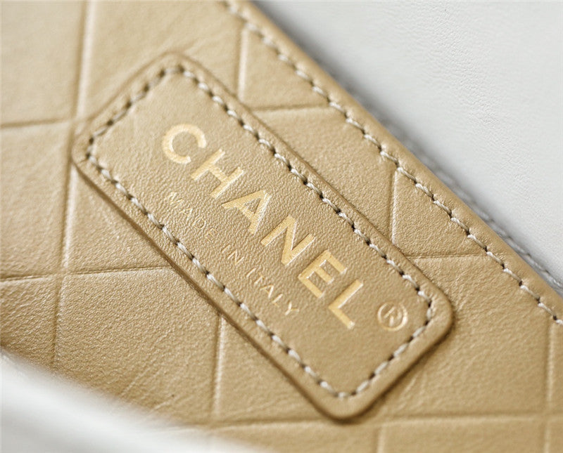 Chanel Inspired CC Ruched Vanity Case Bag