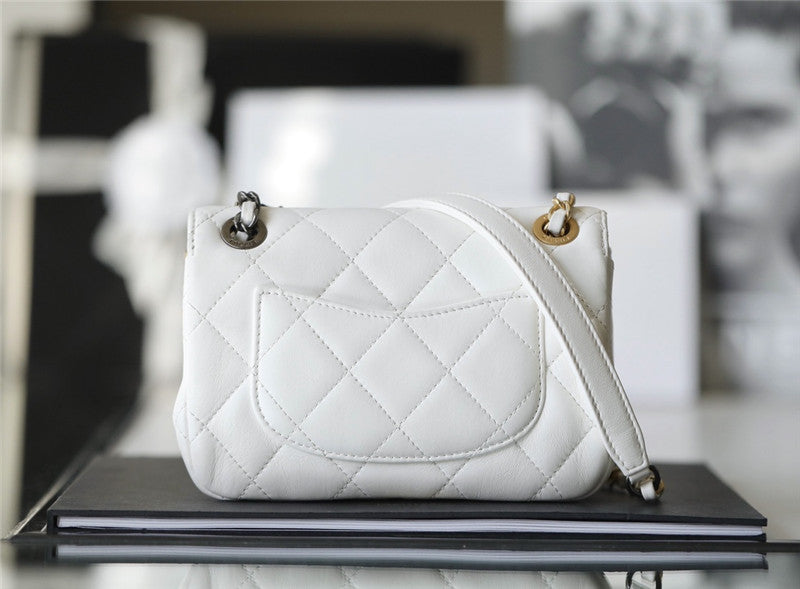 Chanel Inspired CC Ruched Vanity Case Bag