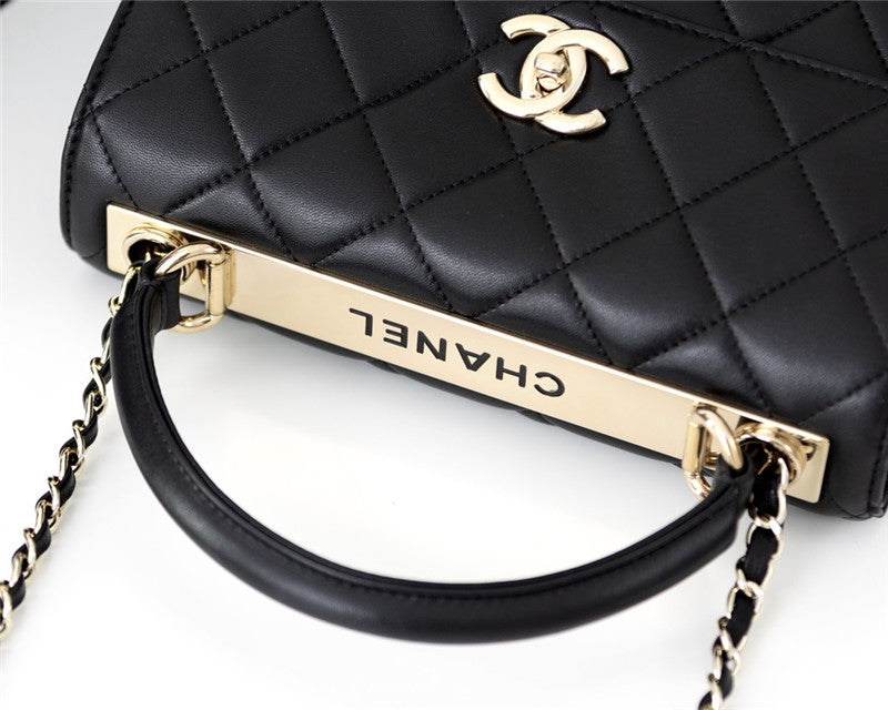 Chanel Inspired Trendy Lambskin Bag