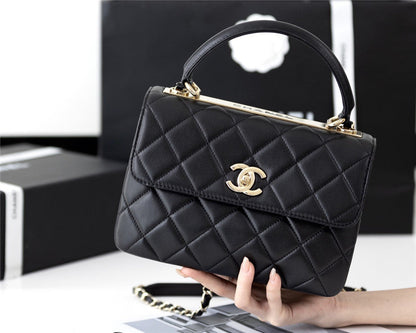 Chanel Inspired Trendy Lambskin Bag
