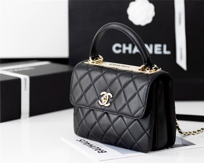 Chanel Inspired Trendy Lambskin Bag