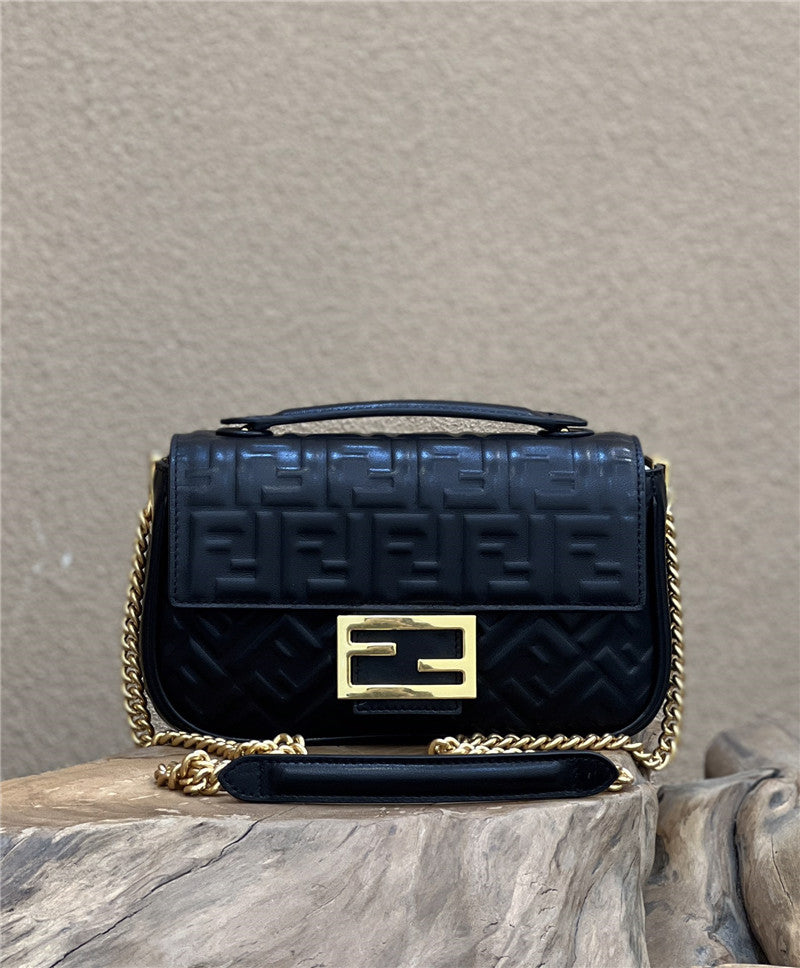 Fendi Inspired Baguette Chain Midi Bag