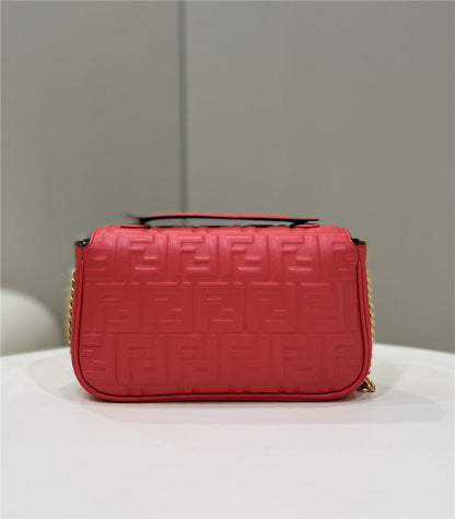 Fendi Inspired Baguette Chain Midi Bag