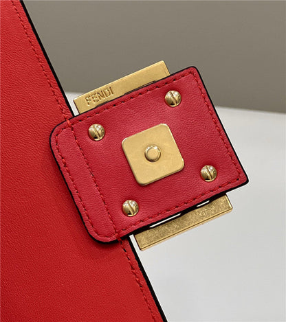 Fendi Inspired Baguette Chain Midi Bag