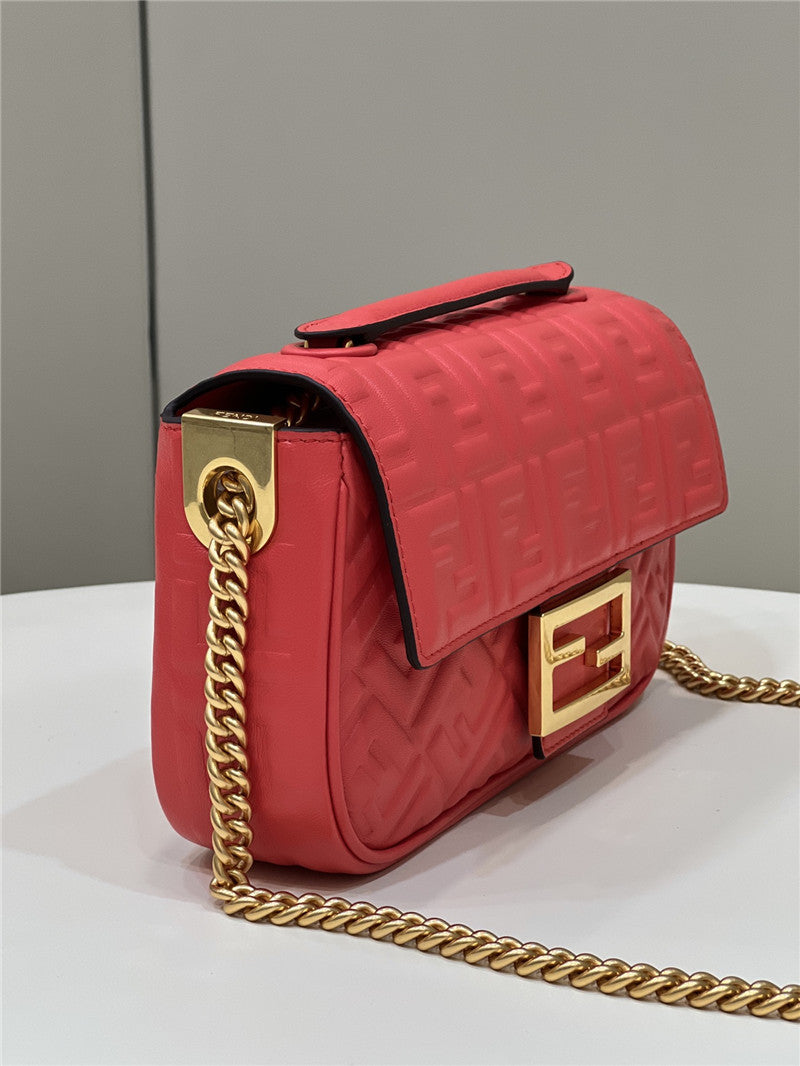 Fendi Inspired Baguette Chain Midi Bag