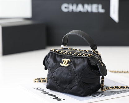 Chanel Inspired Top Handle Clutch