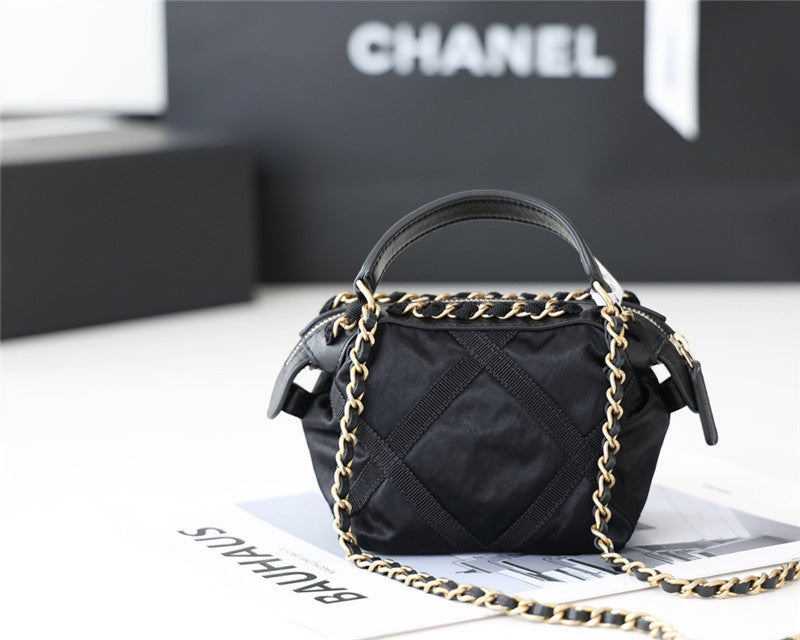 Chanel Inspired Top Handle Clutch