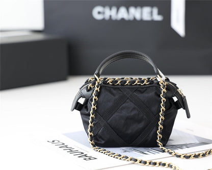 Chanel Inspired Top Handle Clutch