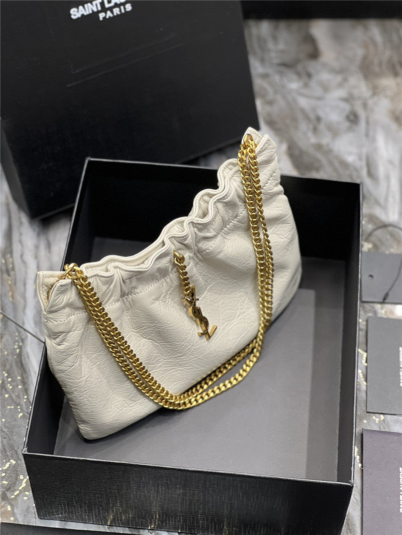 YSL Inspired Pac Pac Leather Shoulder Bag