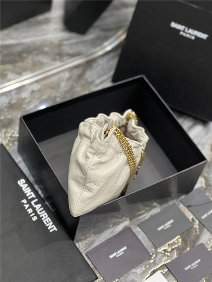 YSL Inspired Pac Pac Leather Shoulder Bag