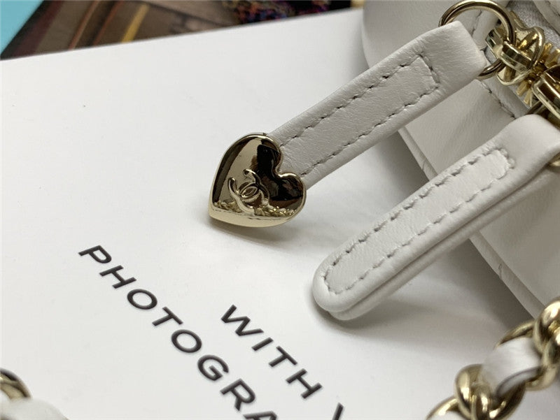 Chanel Inspired Heart Bag