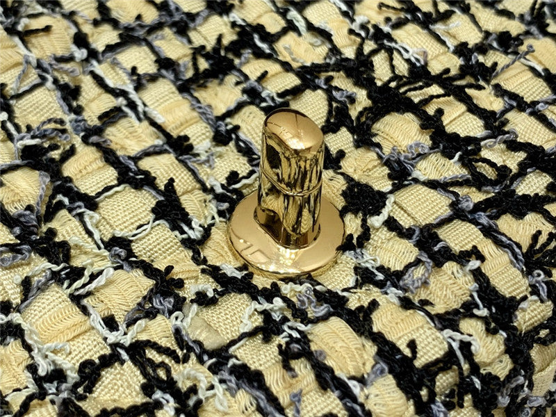 Chanel Inspired Tweed Rectangular Flap Bag