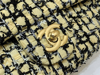 Chanel Inspired Tweed Rectangular Flap Bag