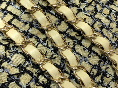 Chanel Inspired Tweed Rectangular Flap Bag