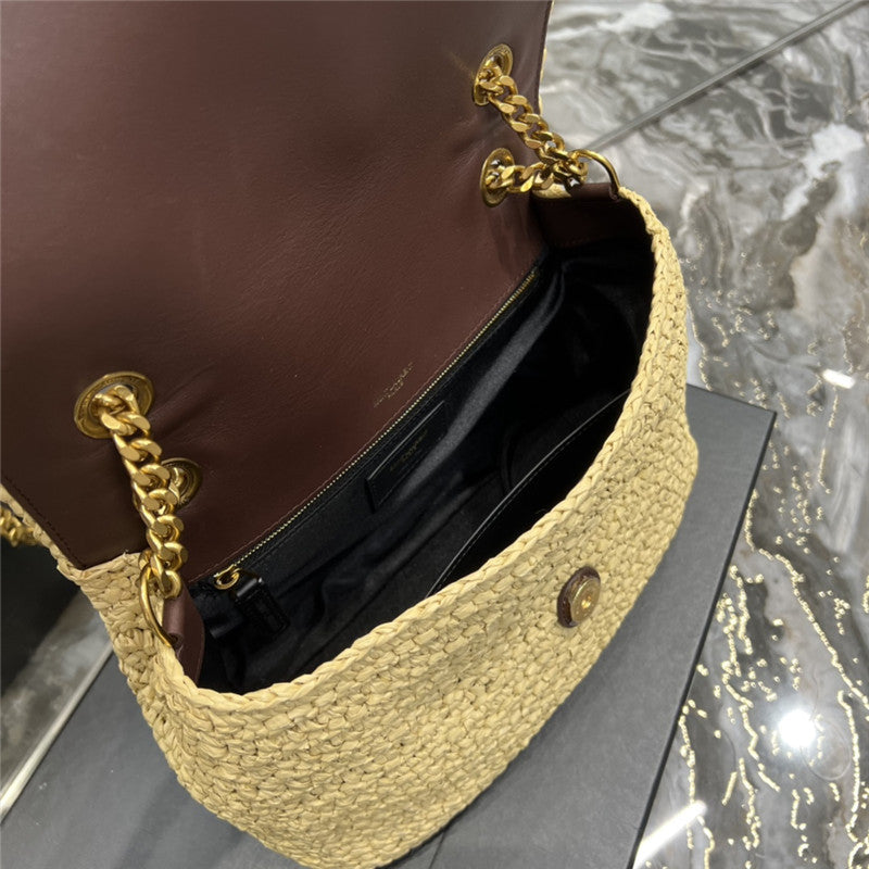 YSL Inspired Medium Niki Raffia Small Bag