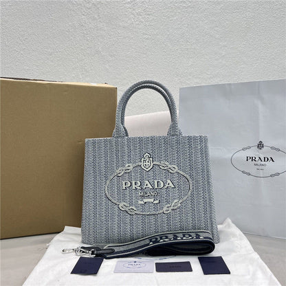 Prada Logo Tote Bag