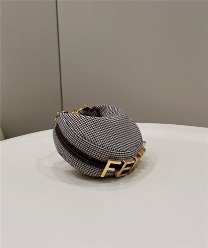 Fendi Inspired Crescent Underarm Bag