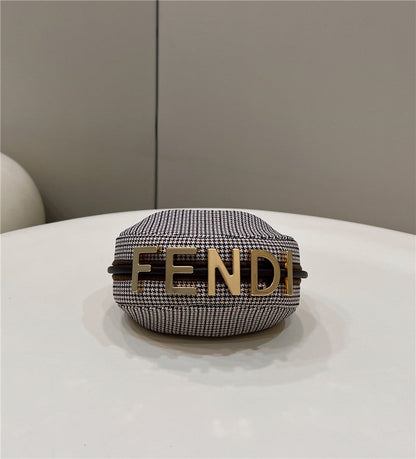 Fendi Inspired Crescent Underarm Bag