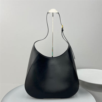 Prada Inspired Large Leather Shoulder Bag