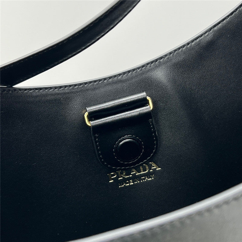 Prada Inspired Large Leather Shoulder Bag