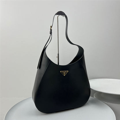 Prada Inspired Large Leather Shoulder Bag