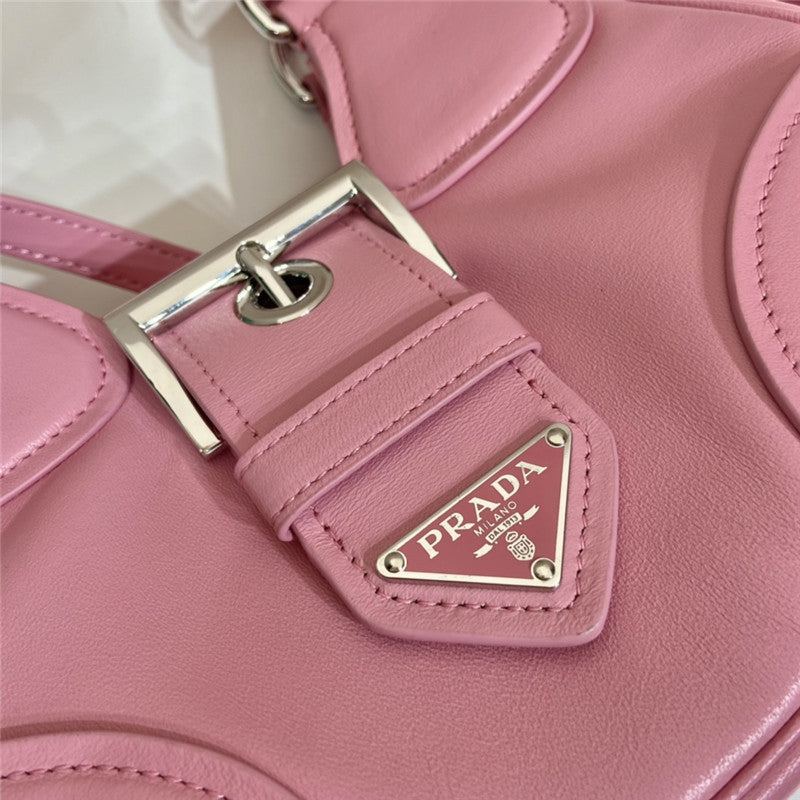 Prada Inspired Moon Re-Nylon and Leather Bag