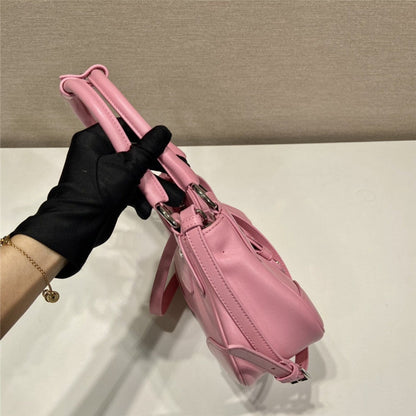 Prada Inspired Moon Re-Nylon and Leather Bag