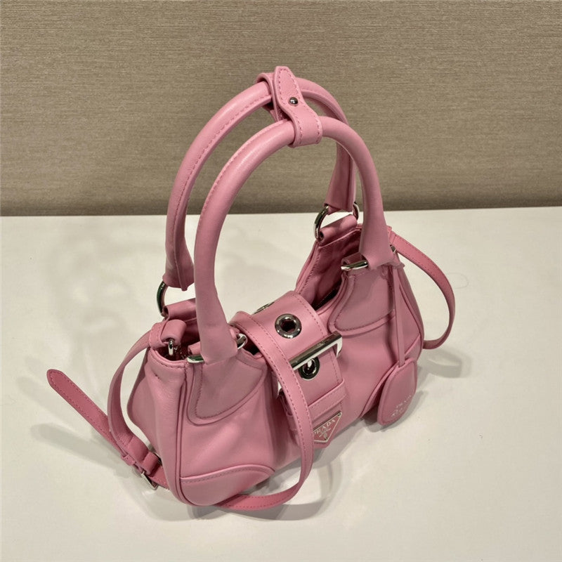 Prada Inspired Moon Re-Nylon and Leather Bag