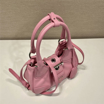 Prada Inspired Moon Re-Nylon and Leather Bag