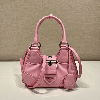 Prada Inspired Moon Re-Nylon and Leather Bag
