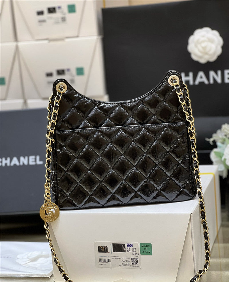Chanel Inspired 23C Bag In Black bag